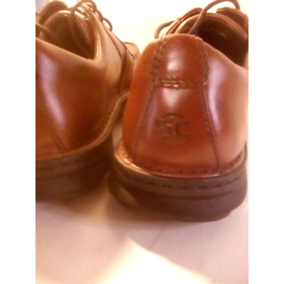 NICE Sz  9 1/2 Streetcars Men's Brown Leather Shoes Casual Oxfords Lace Up - Picture 3 of 6